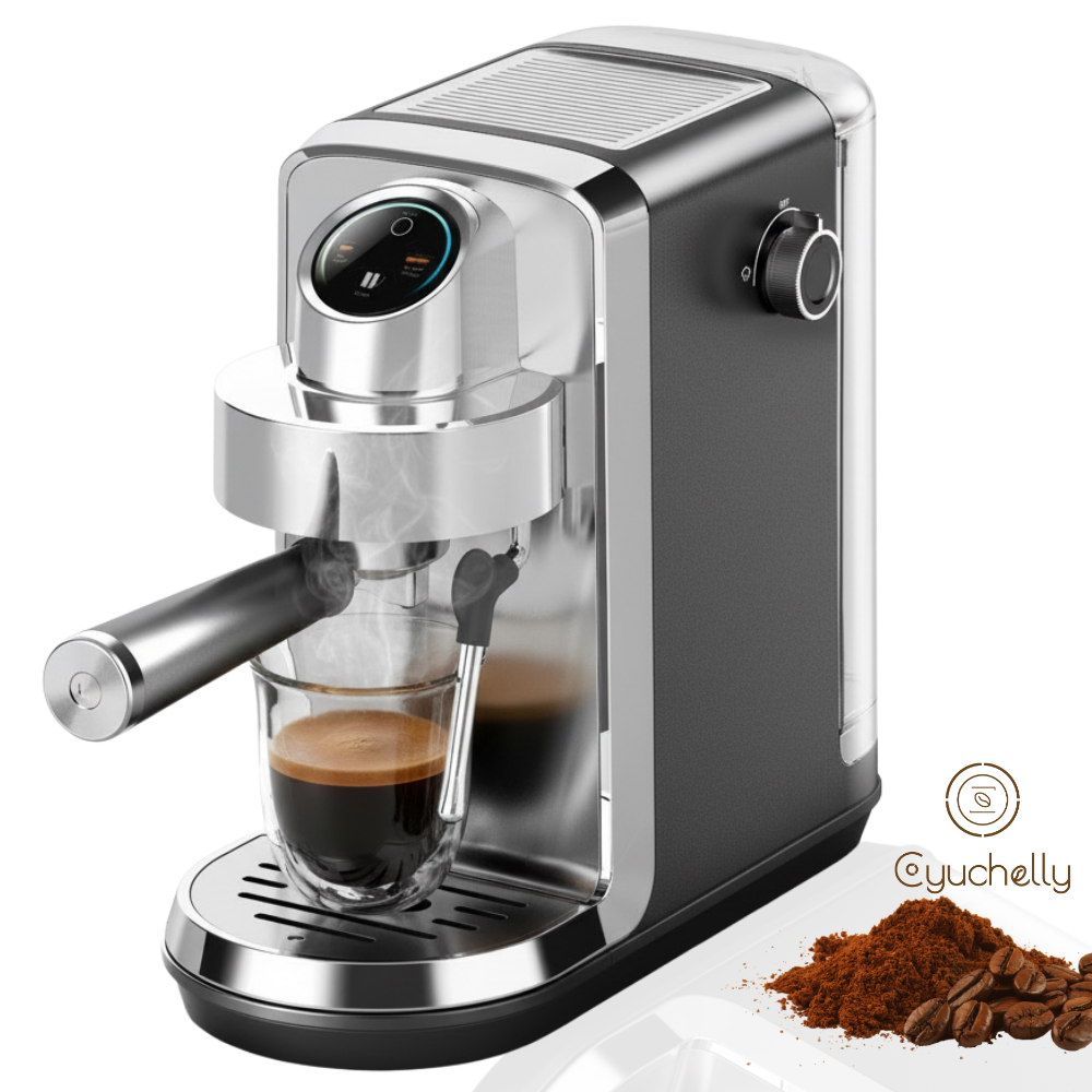 Espressor manual , Pompa italiana ULKA 20Bari, Recipient apa detasabil 1L, 1350W