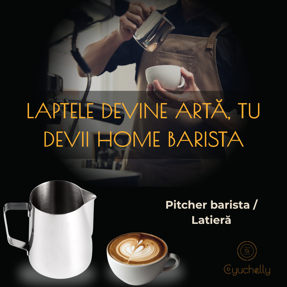 Espressor manual , Pompa italiana ULKA 20Bari, Recipient apa detasabil 1L, 1350W
