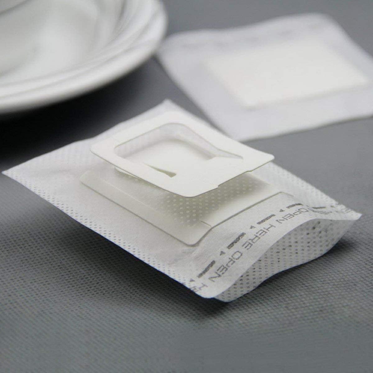 Set 50 x Filtre Cafea Hartie  – Suspendate pe Cana, de Unica Folosinta, Biodegradabile, cu Urechi Ingrosate, Tip V60