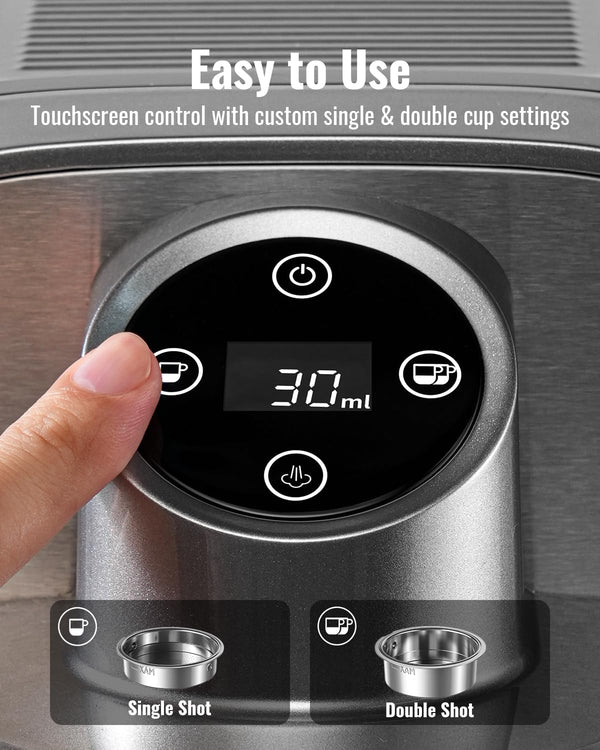 Espressor Touchscreen Elegant Acasă